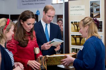 picture by fraser band 07984 163 256 fraserband.co.uk

The Earl and Countess of Strathearn, aka the Duke and Duchess of Cambridge, visit Forteviot Village Fete.